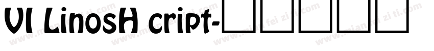 VI LinosH cript字体转换